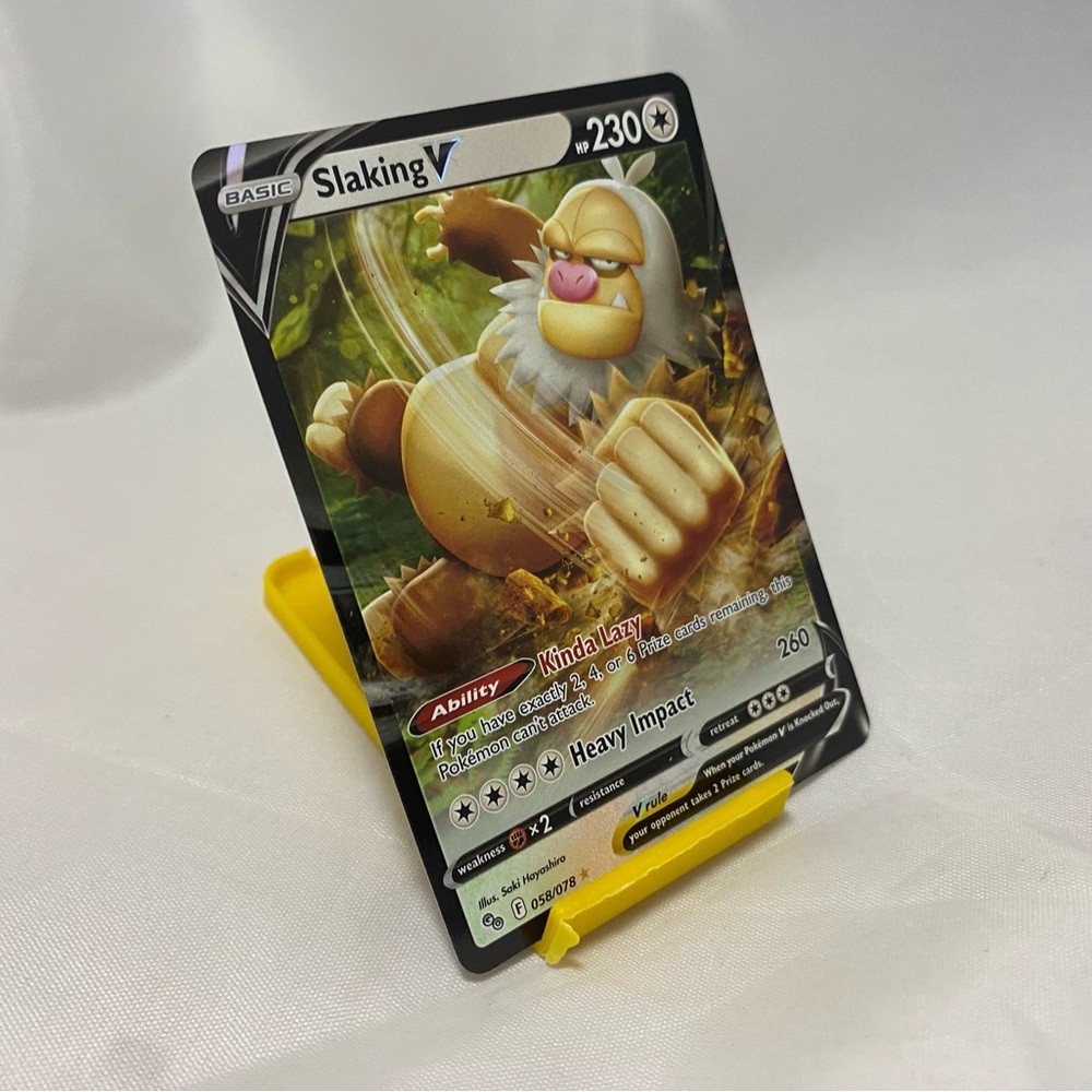 Slaking V - 058/078 - Ultra Rare - Pokemon GO - Pokemon Card